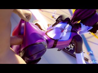 widowmaker doggystyle [60fps] oral, anal, futa/trans, big tits, group